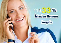 &Idot;simden Numara Sorgulama Mesajla